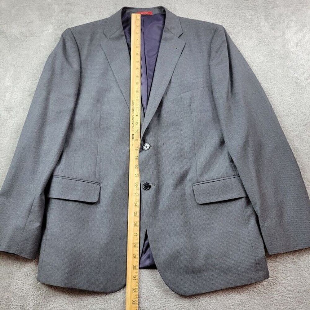 Ermenegildo Zegna Blazer Mens 44R Gray Wool Suit Jacket Casual Saks Fifth Avenue - Picture 5 of 16